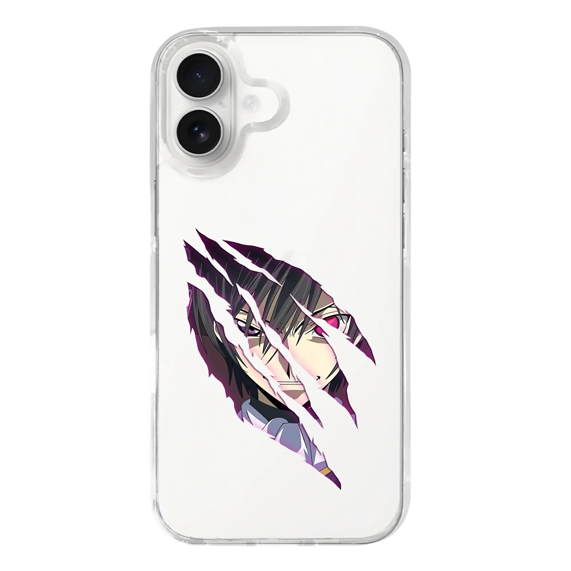 コードギアス 反逆のルルーシュ グッズ ルルーシュ・ランペルージ - iPhone 17シリーズ 透明スマホケース – 薄型・耐衝撃・精密フィット保護カバー